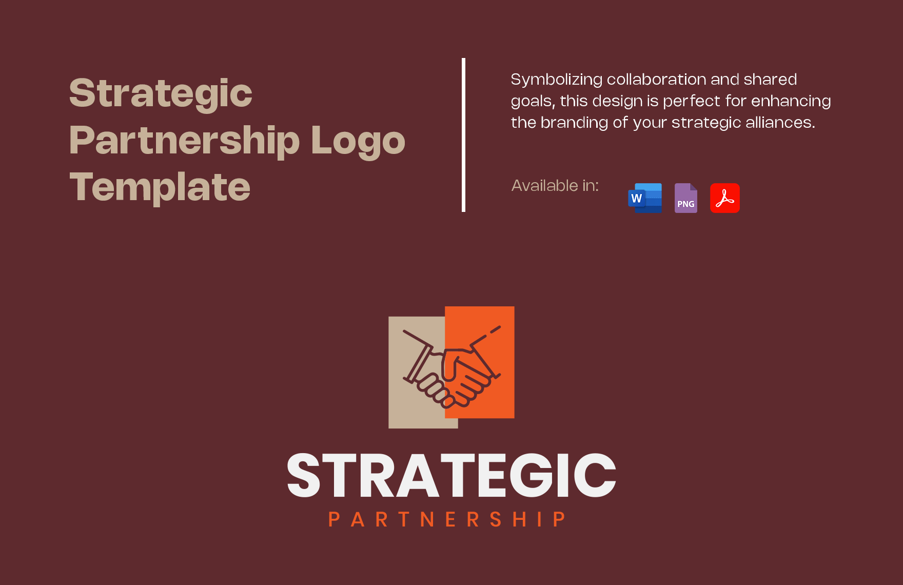 Strategic Partnership Logo Template