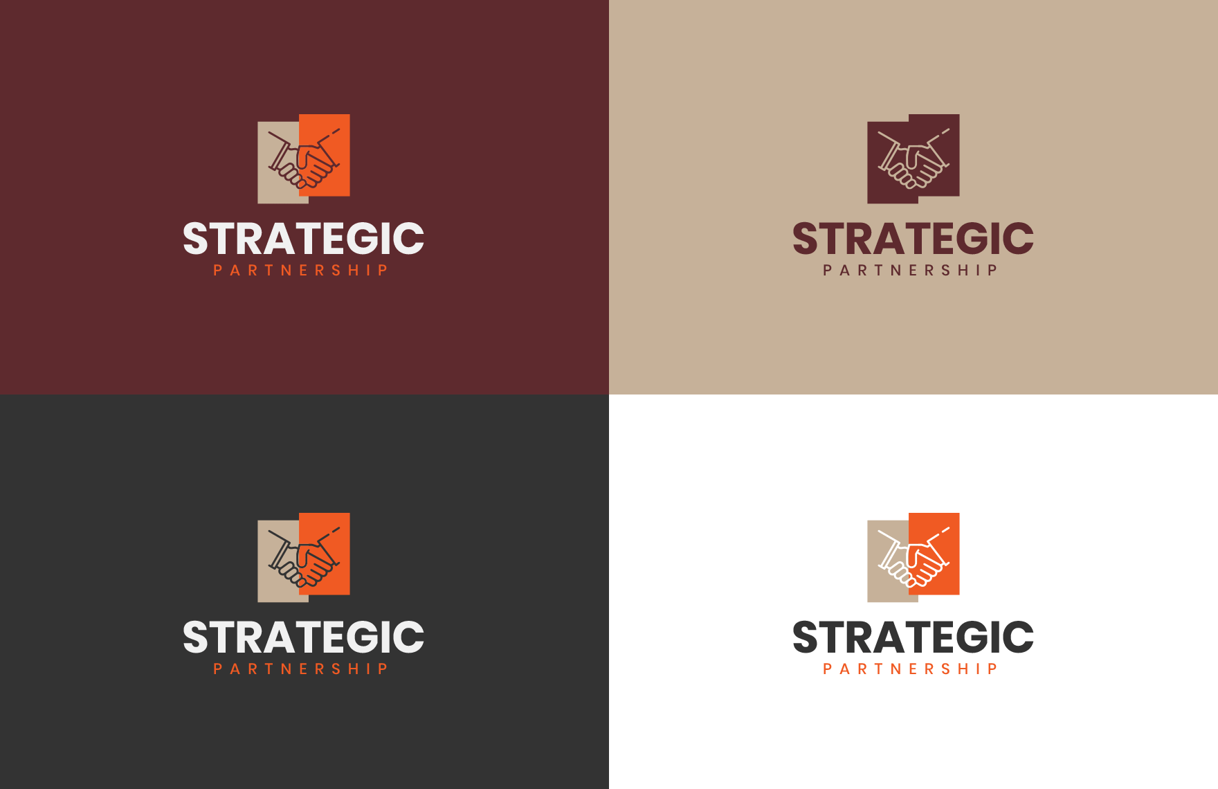 Strategic Partnership Logo Template