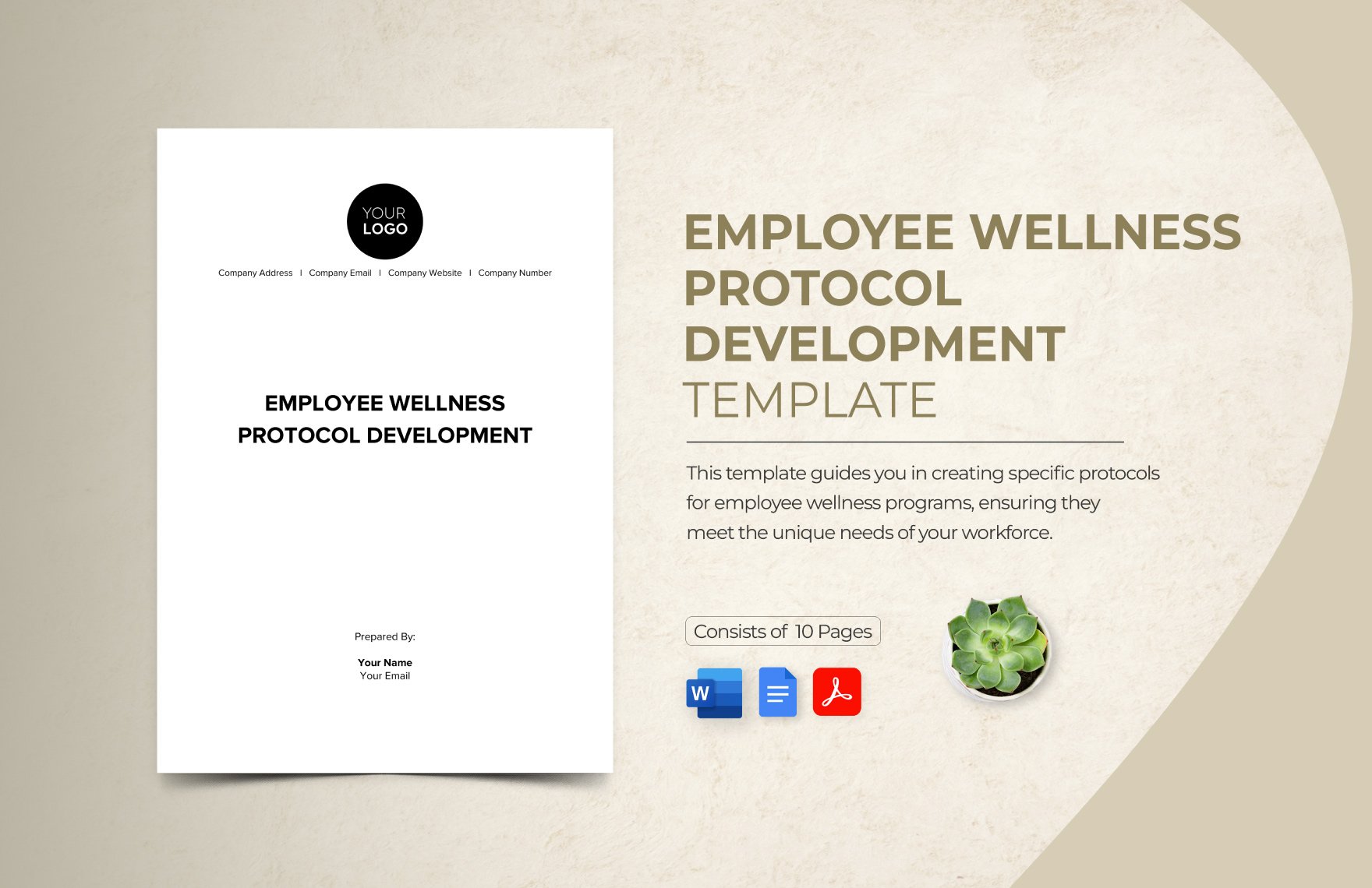 Employee Wellness Protocol Development Template