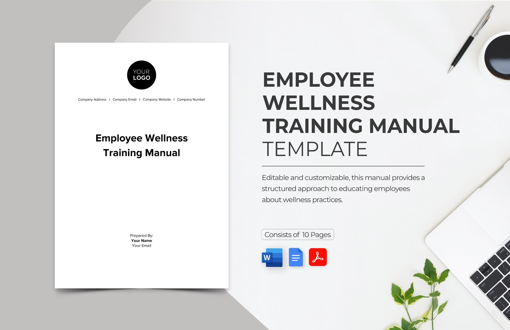 Employee Wellness Training Manual Template