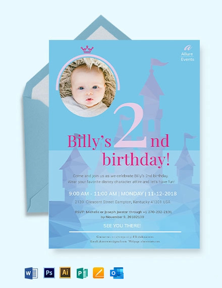 Couture Fashion Show Birthday Party Printable Invitation