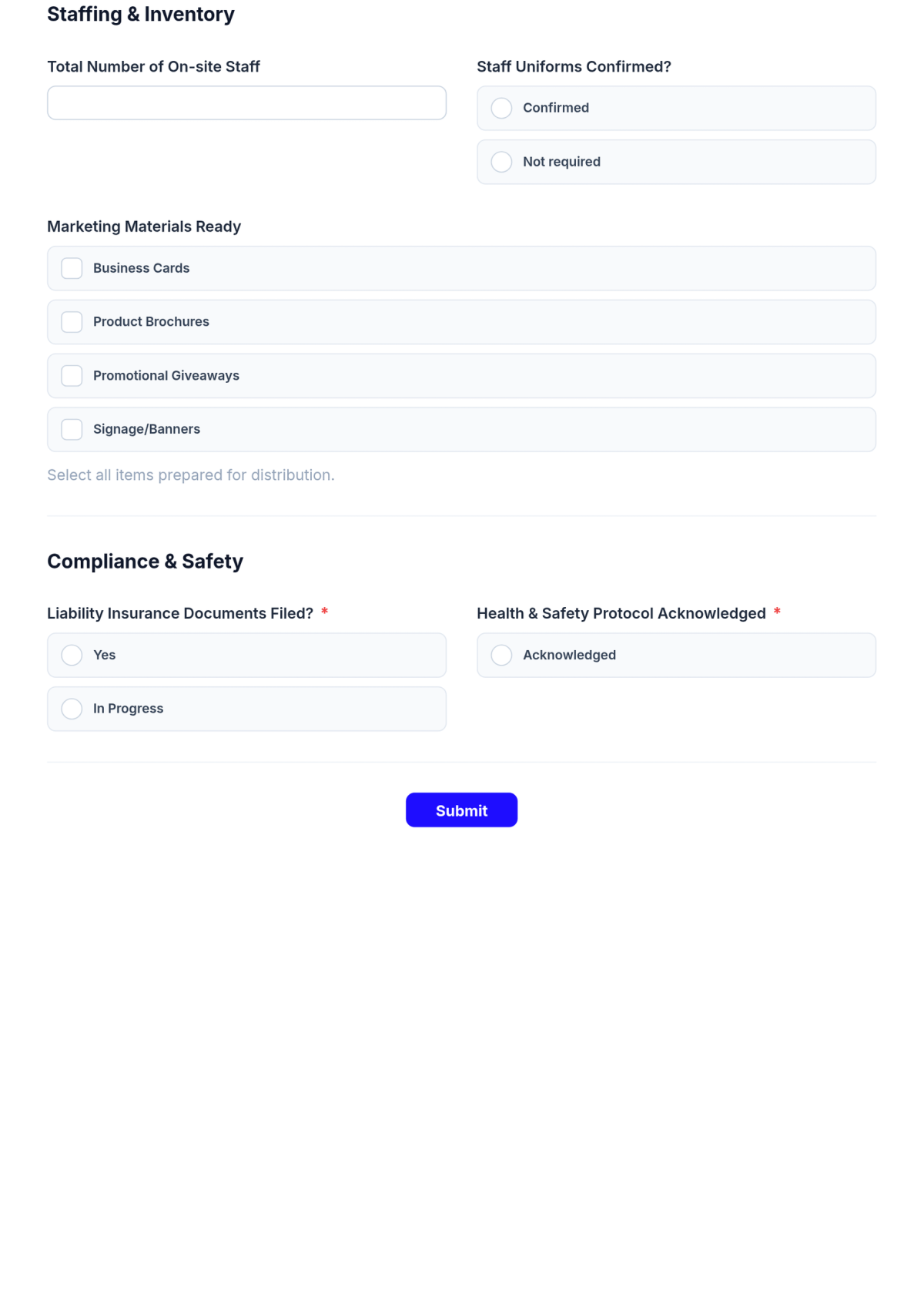 Free Vendor Event Checklist Template & AI Vendor Event Checklist Maker