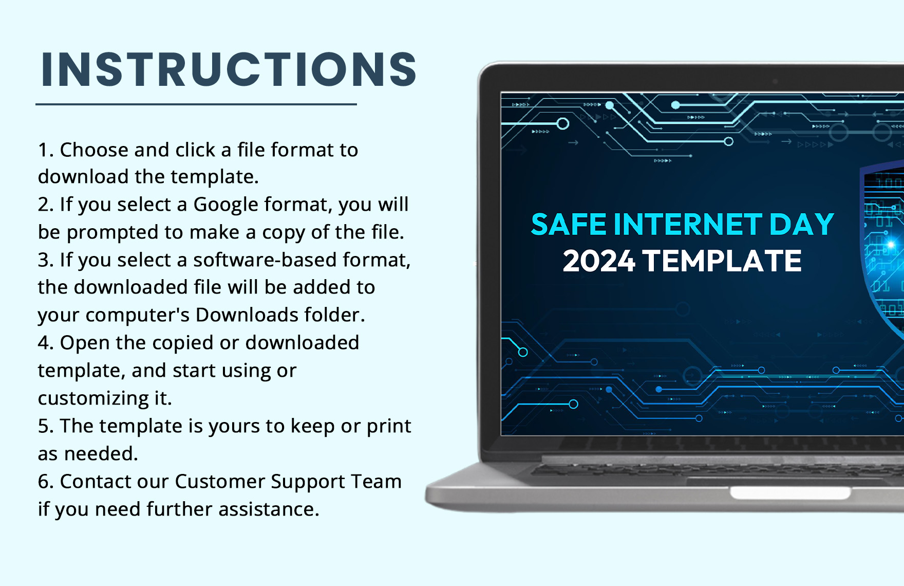 Safe Internet Day 2024 Template