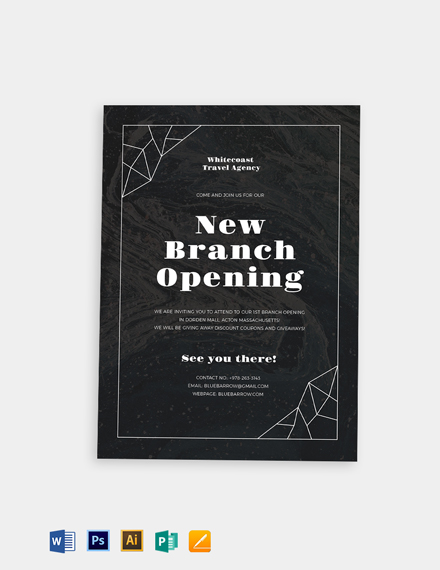 8 Free Grand Opening Invitation Templates Word Doc Psd Indesign Apple Pages 