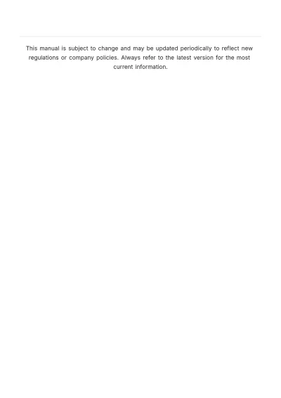 Free Hiring Policy & Procedure Manual HR Template to Edit Online