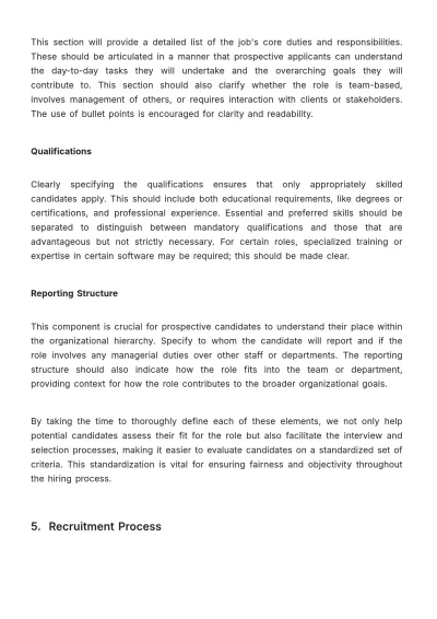 Free Hiring Policy & Procedure Manual HR Template to Edit Online