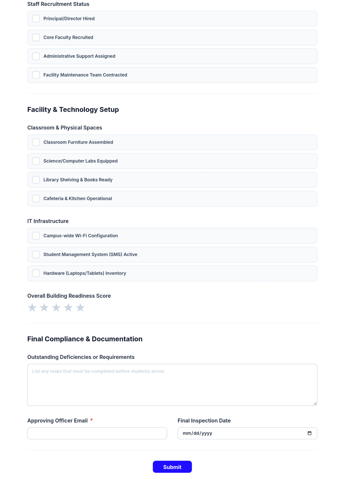 Free Opening a New School Checklist Template & AI Maker Free Opening a New School Checklist Template & AI Maker