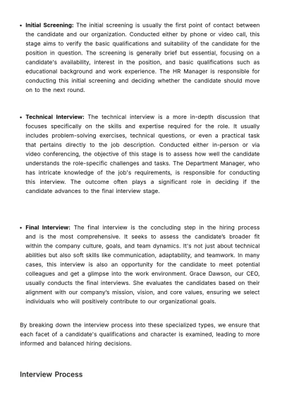 Free Interview Protocol Manual HR Template to Edit Online