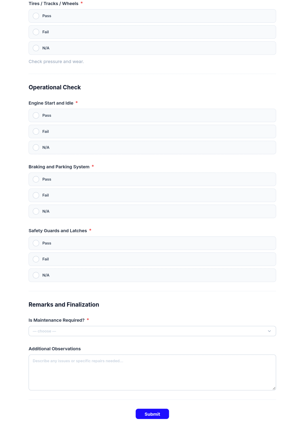 Free Sample Equipment Checklist Template & AI Maker Free Sample Equipment Checklist Template & AI Maker