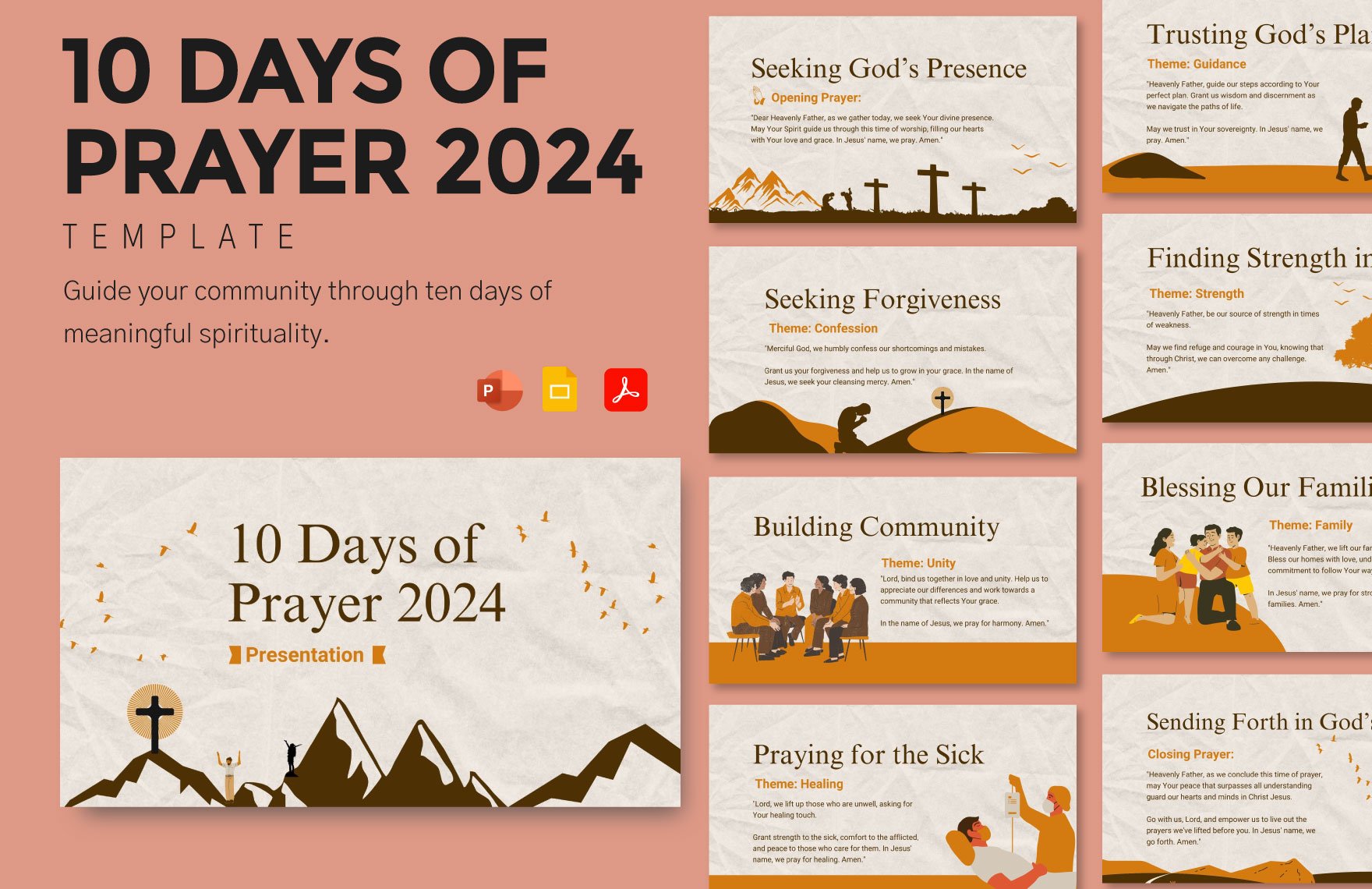 10 Days of Prayer 2024 Template