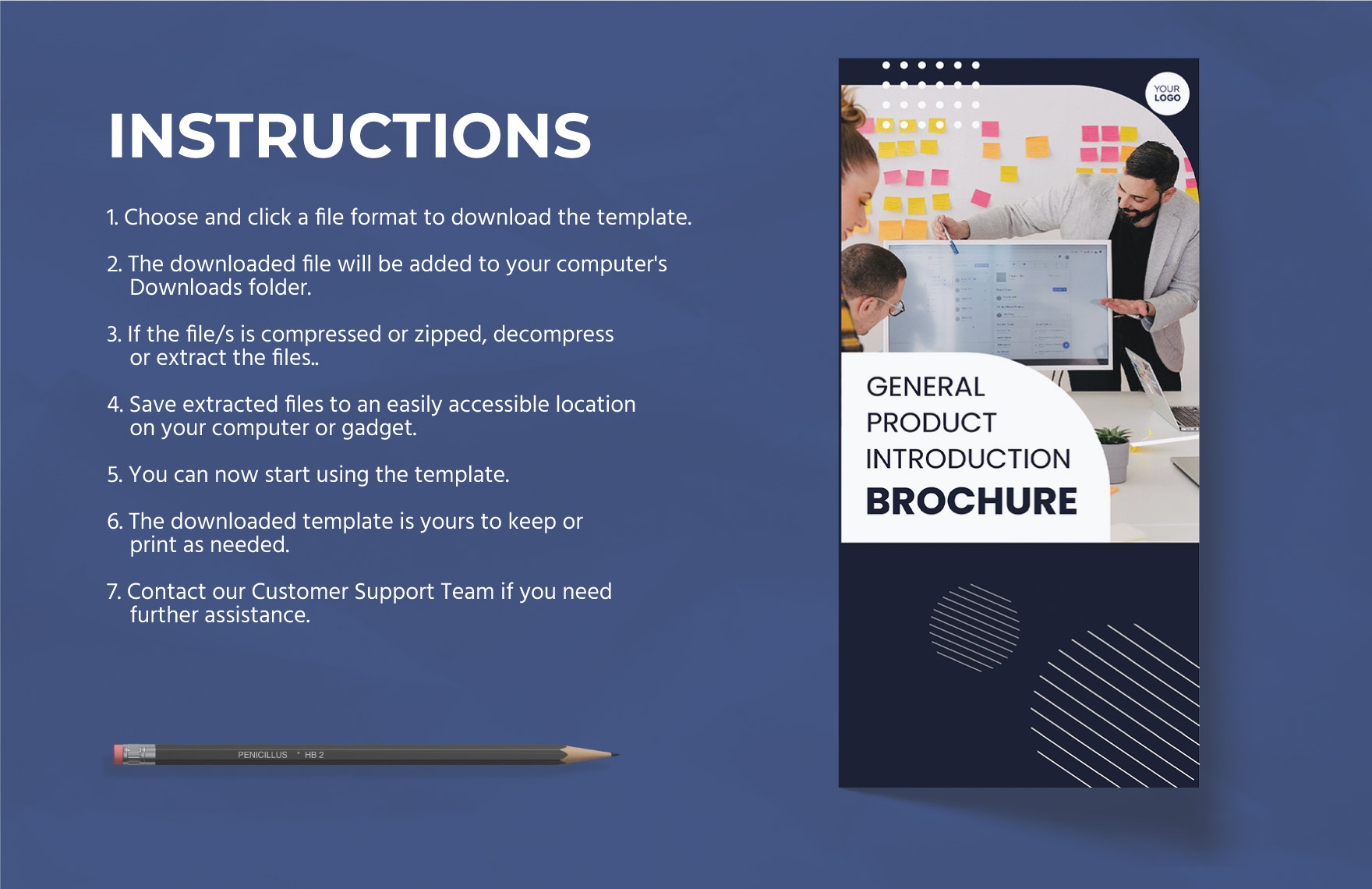 General Product Introduction Brochure Template