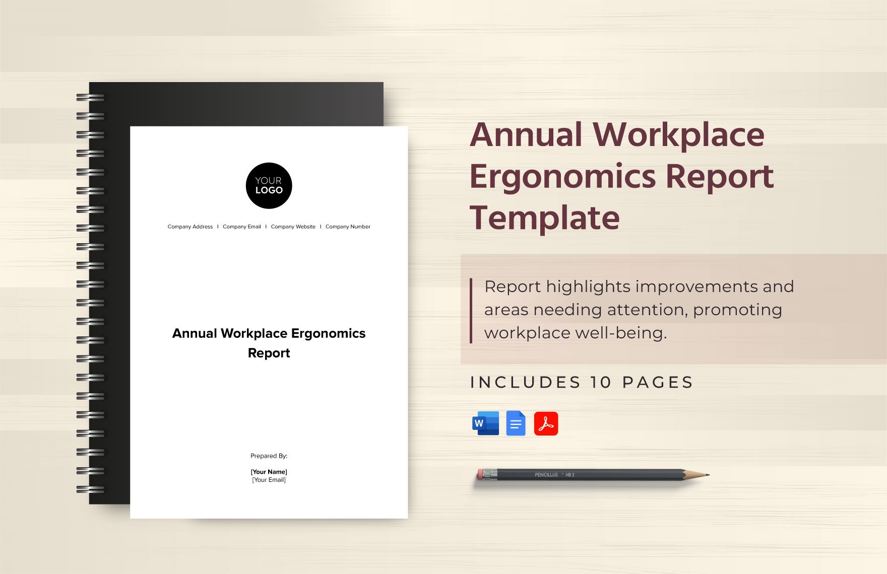 Annual Workplace Ergonomics Report Template