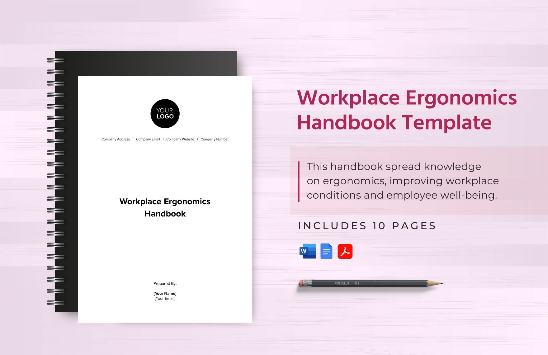 Workplace Ergonomics Handbook Template
