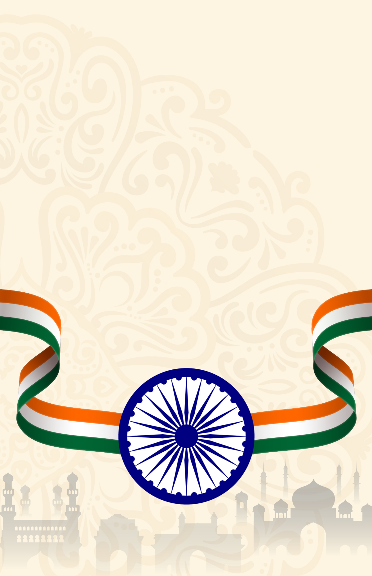 Republic Day Wishes Poster Design Template