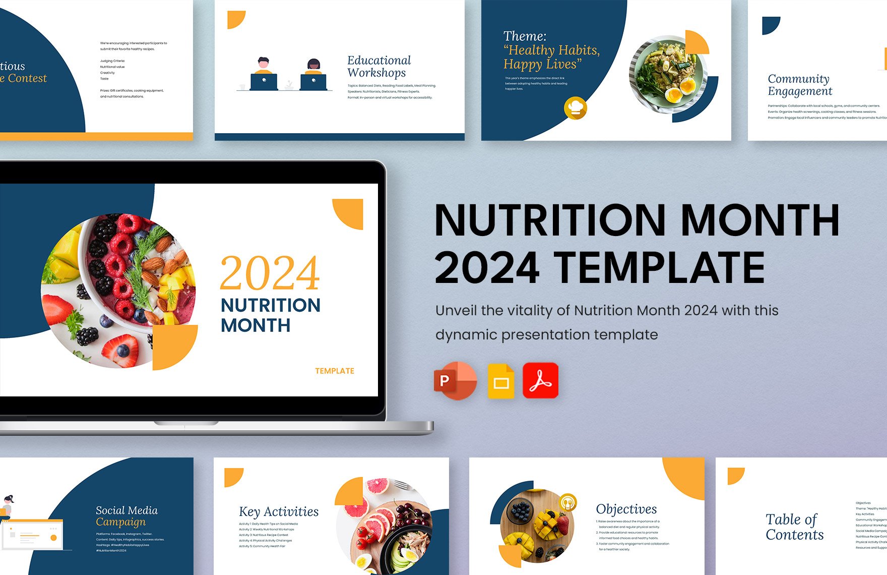 Nutrition Month 2024 Template