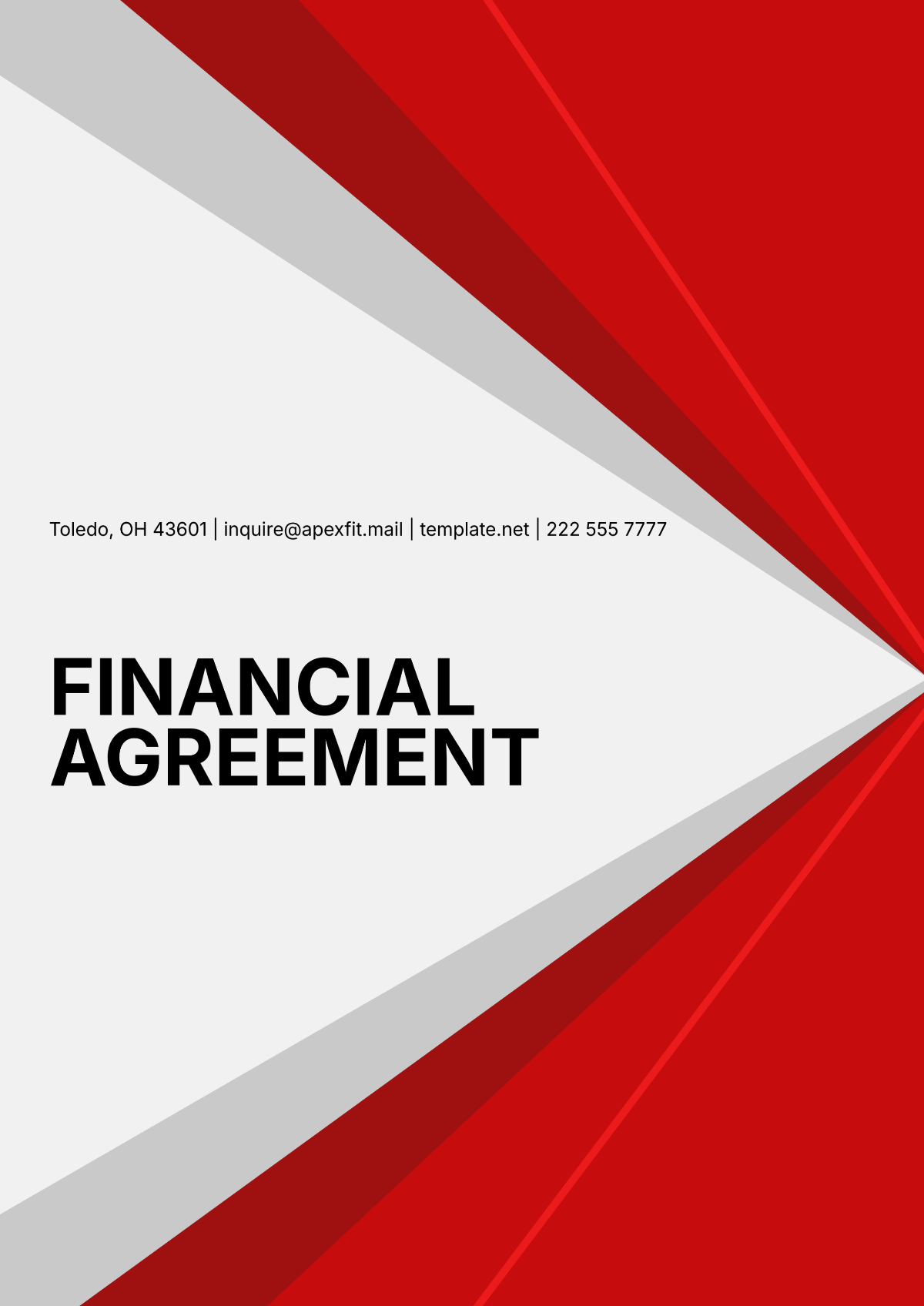 Financial Agreement Template - Edit Online & Download