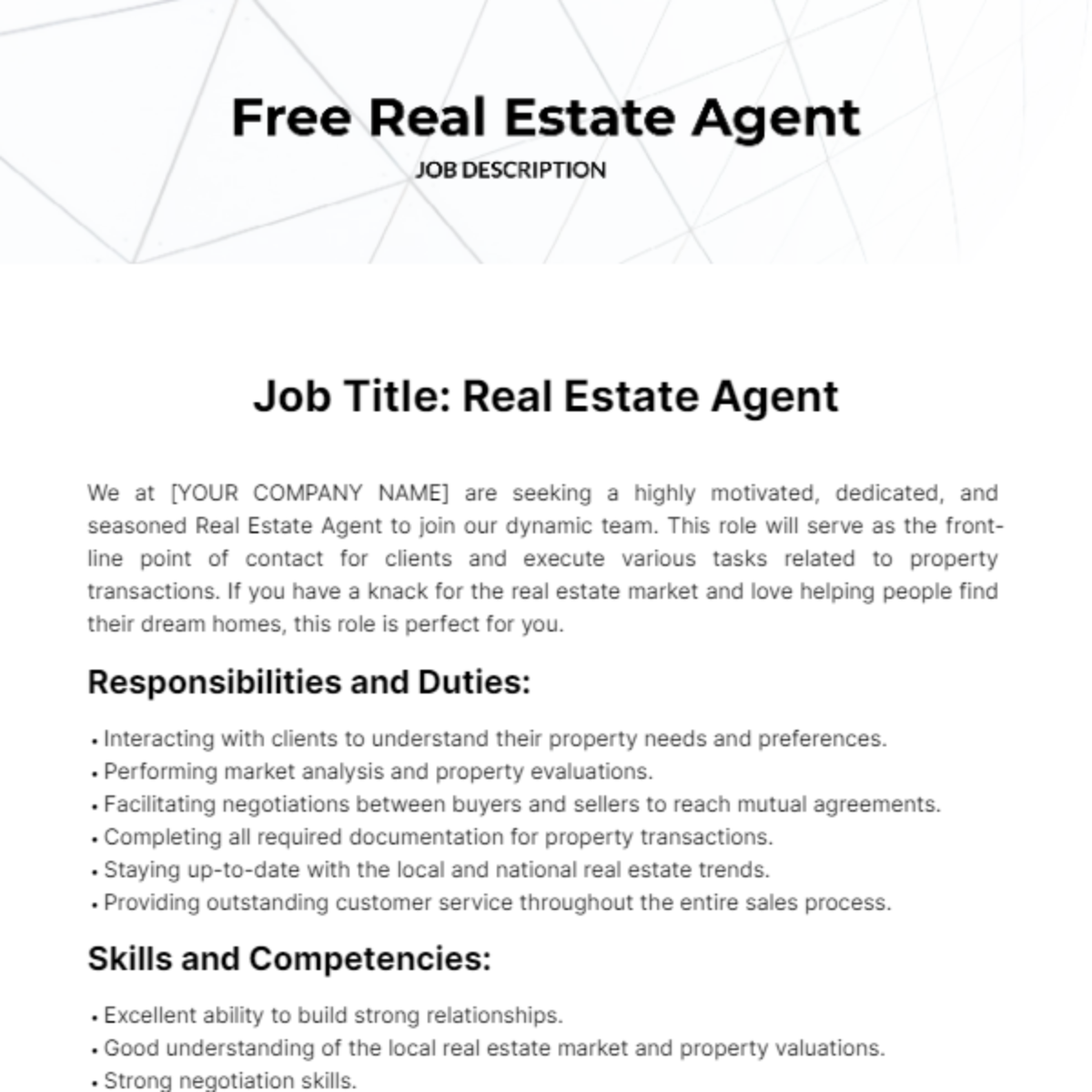 Real Estate Agent In Mesquite, Texas