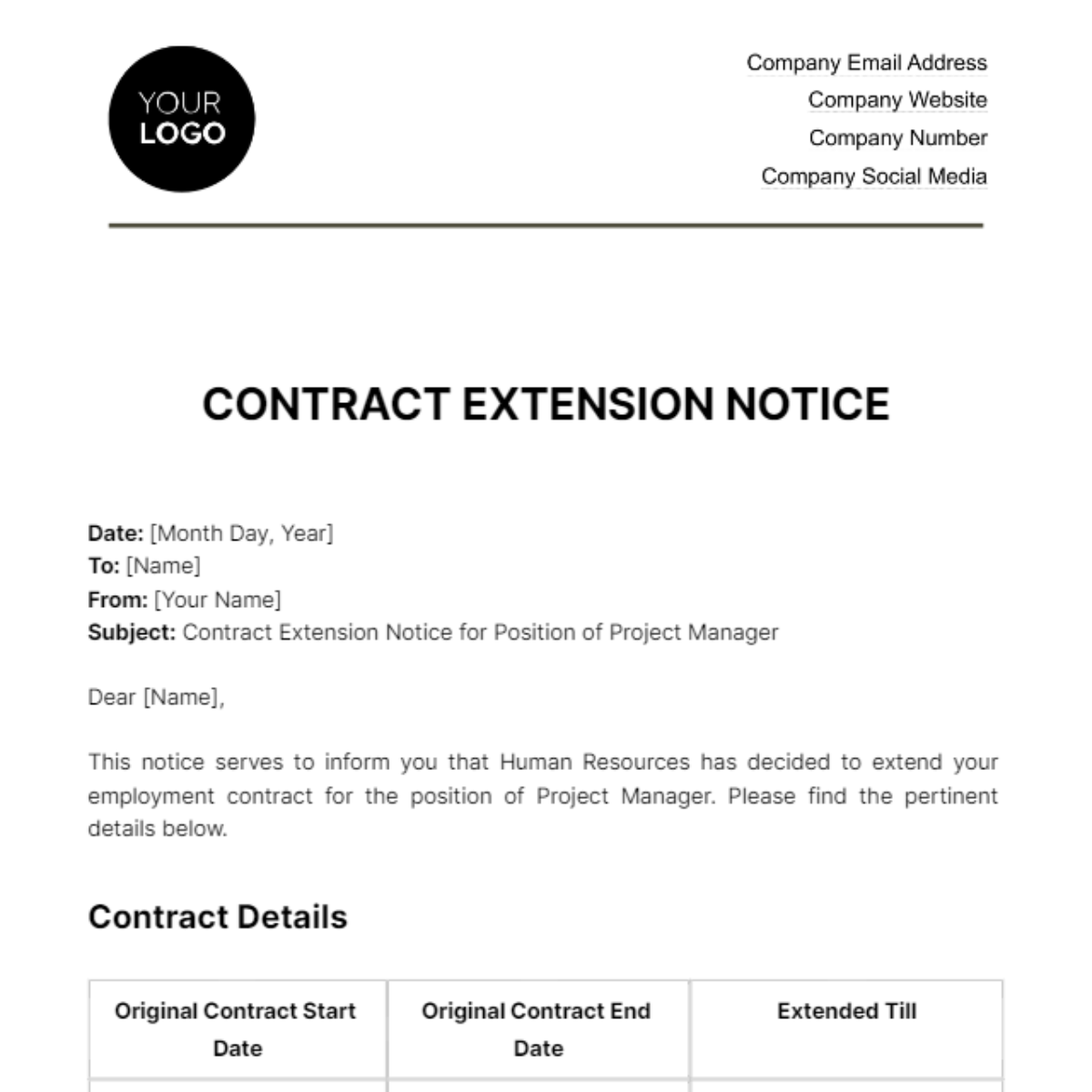 contract-extension-notice-hr-template-edit-online-download-example