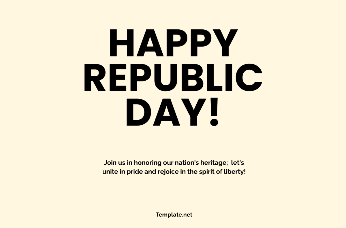 Republic Day Banner Template