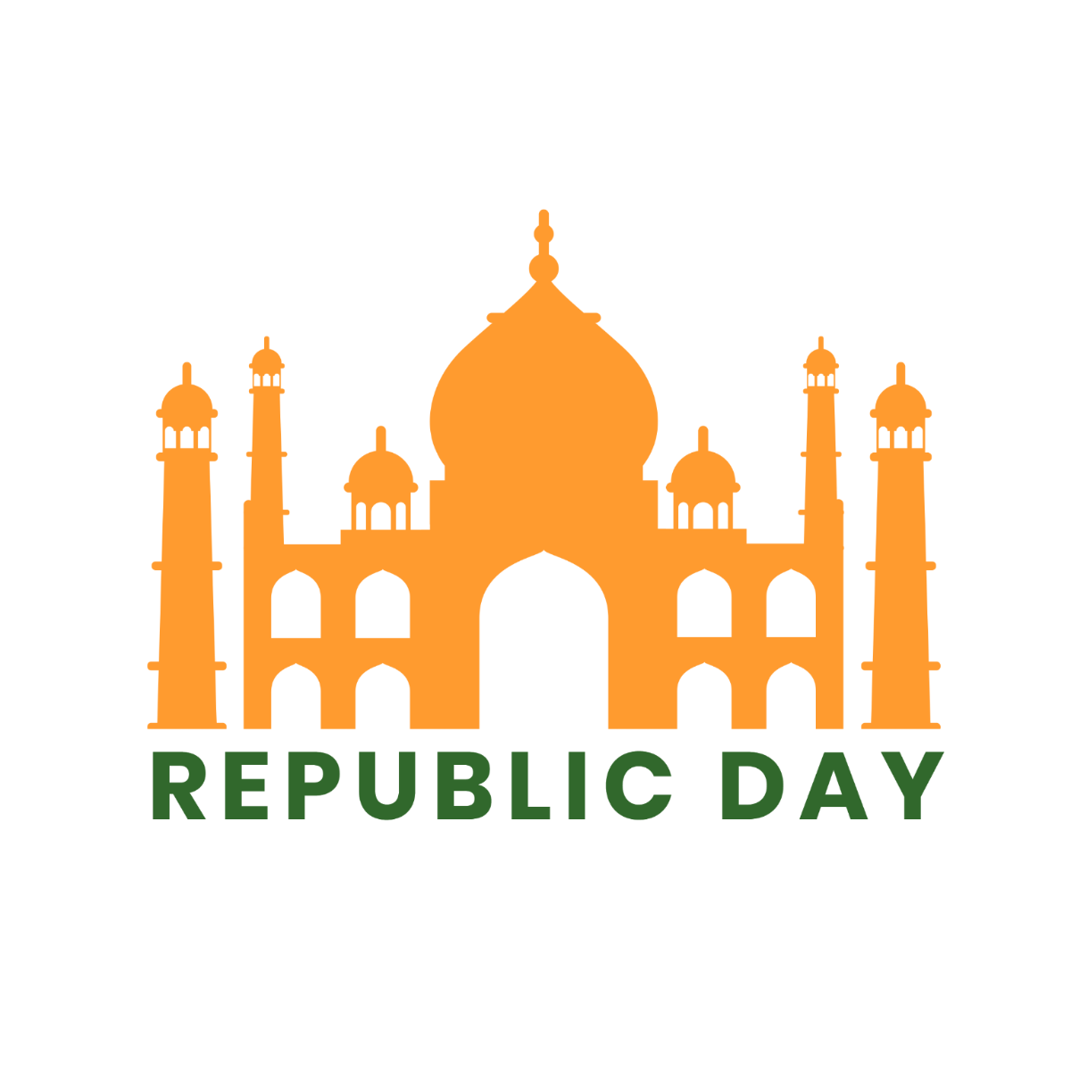 Republic Day Vector Template