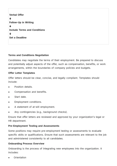 Free Hiring Manager Training Manual HR Template to Edit Online