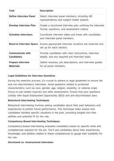 Free Hiring Manager Training Manual HR Template to Edit Online
