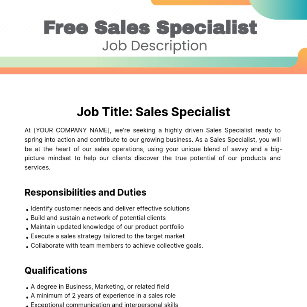 free-sales-job-description-edit-online-download-template