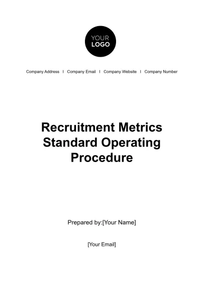 Free Recruitment Metrics SOP HR Template to Edit Online