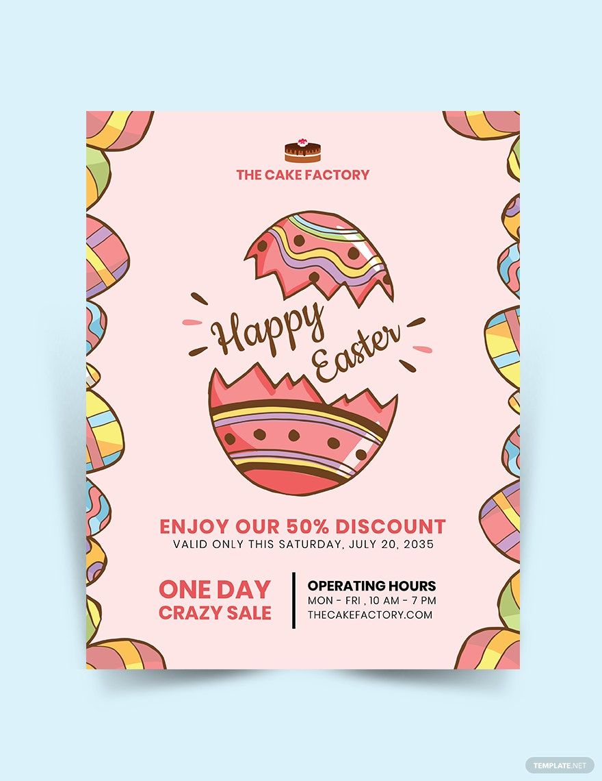 Easter Day Flyer Template
