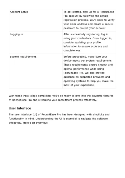 Free Recruitment Technology User Guide HR Template to Edit Online