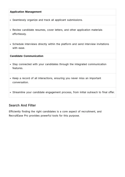 Free Recruitment Technology User Guide HR Template to Edit Online