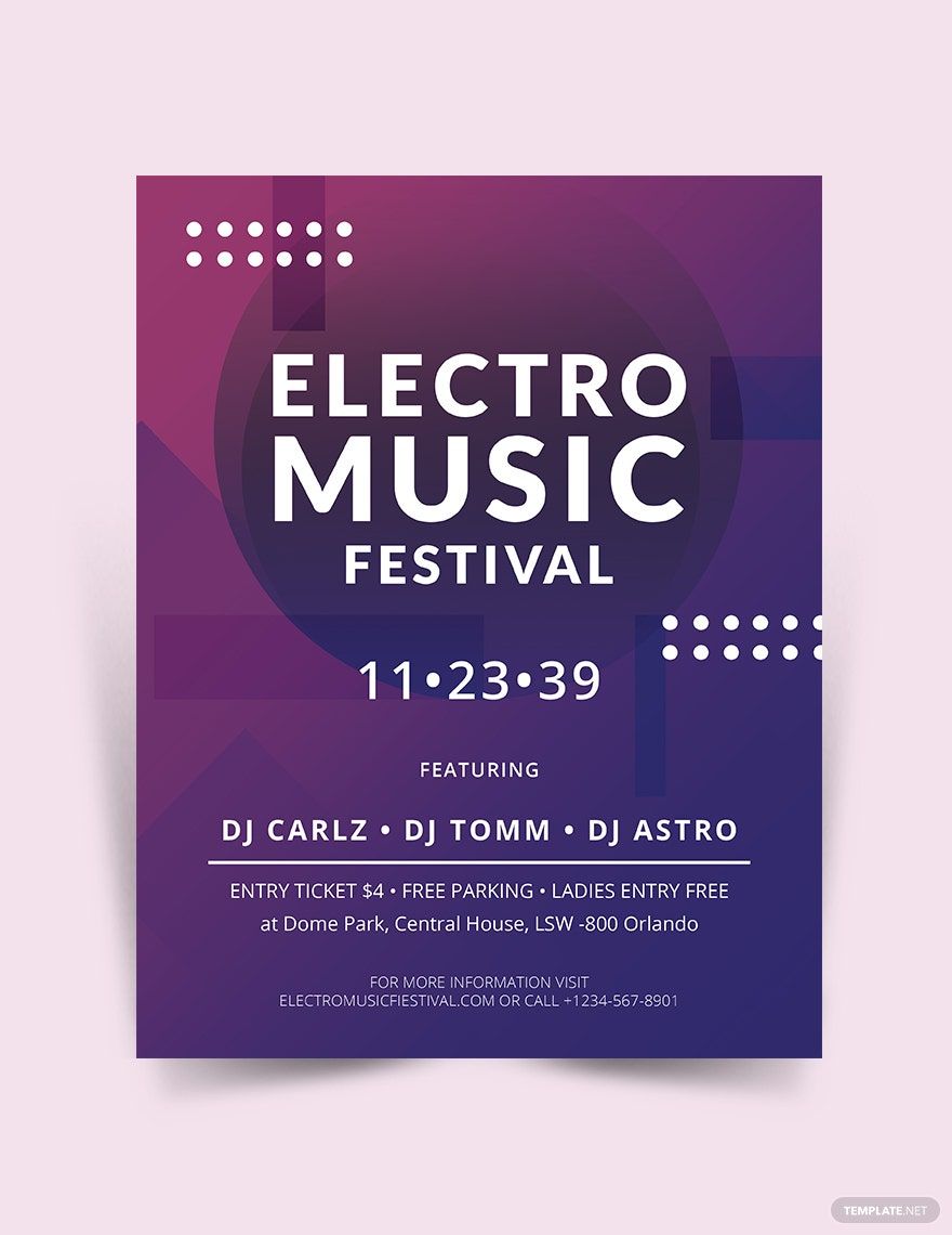 electro-music-flyer