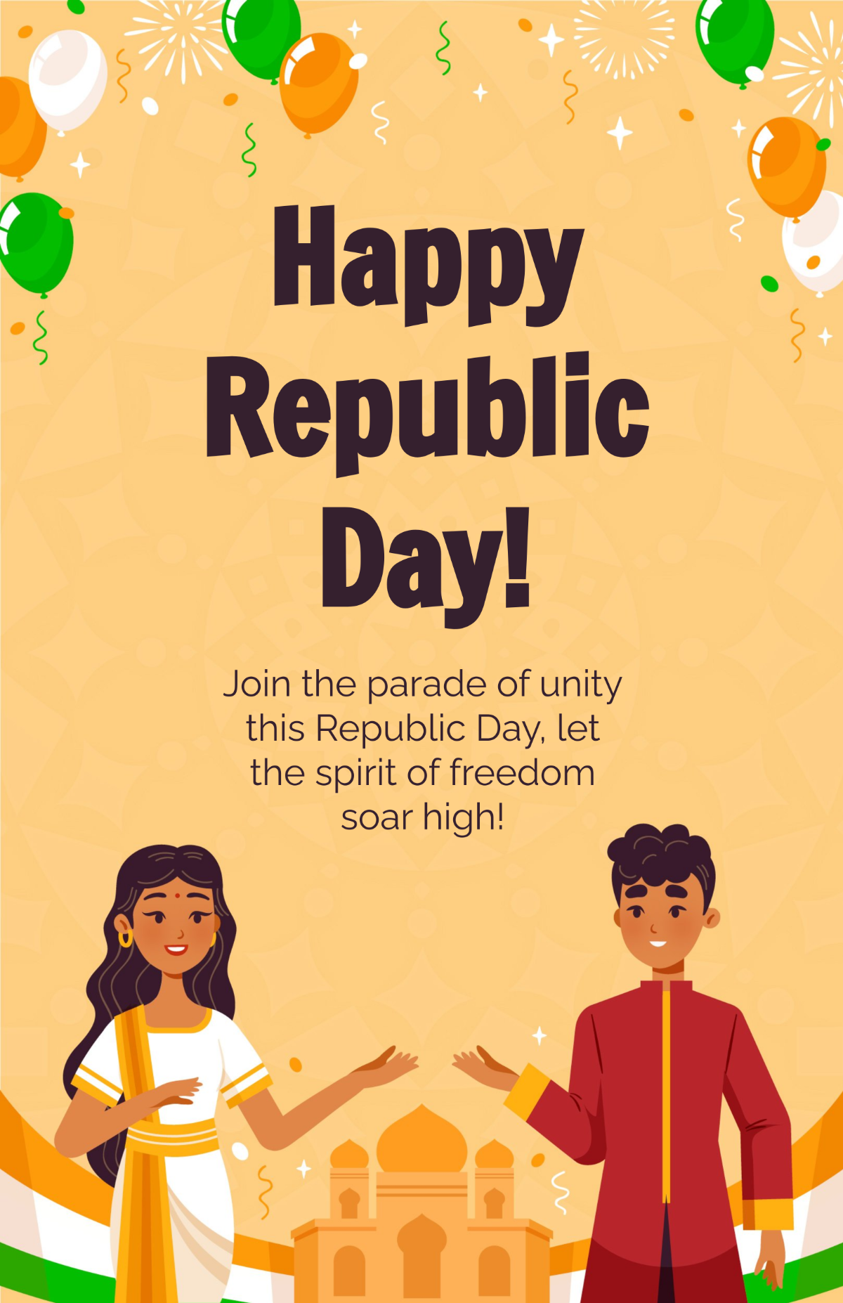 Creative Republic Day Poster Template