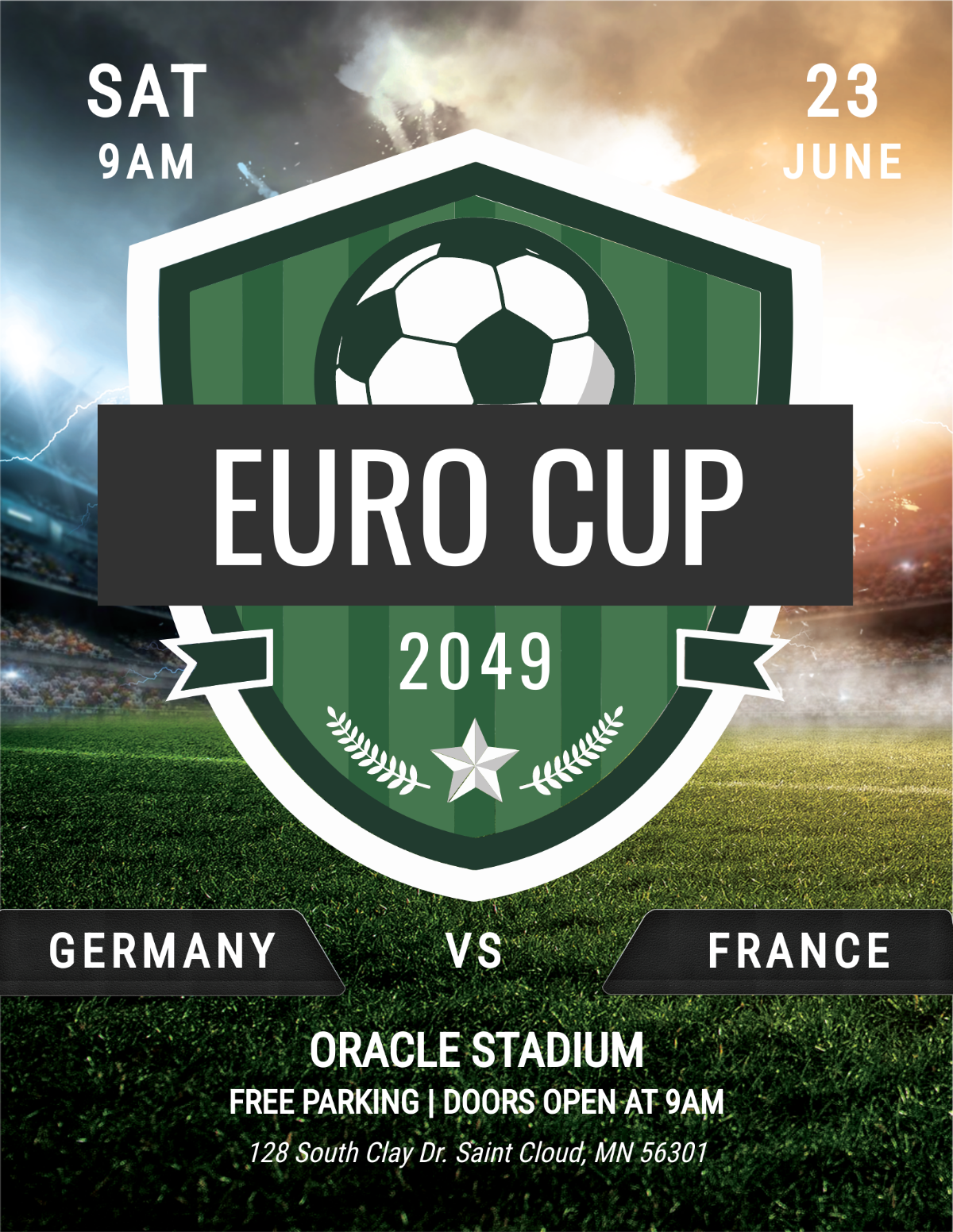 Euro Soccer Flyer Template