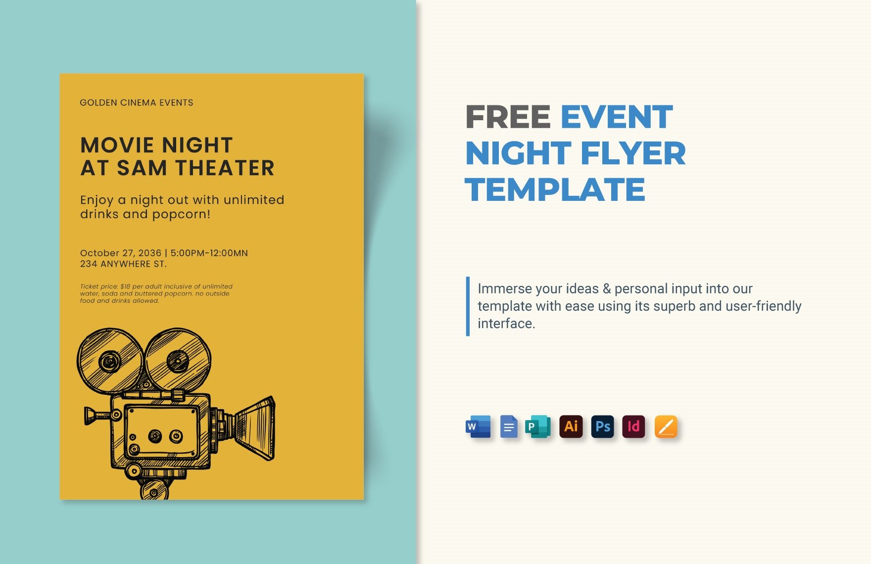 Event Night Flyer Template