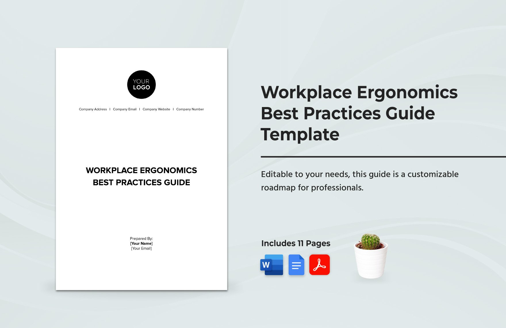Workplace Ergonomics Best Practices Guide Template