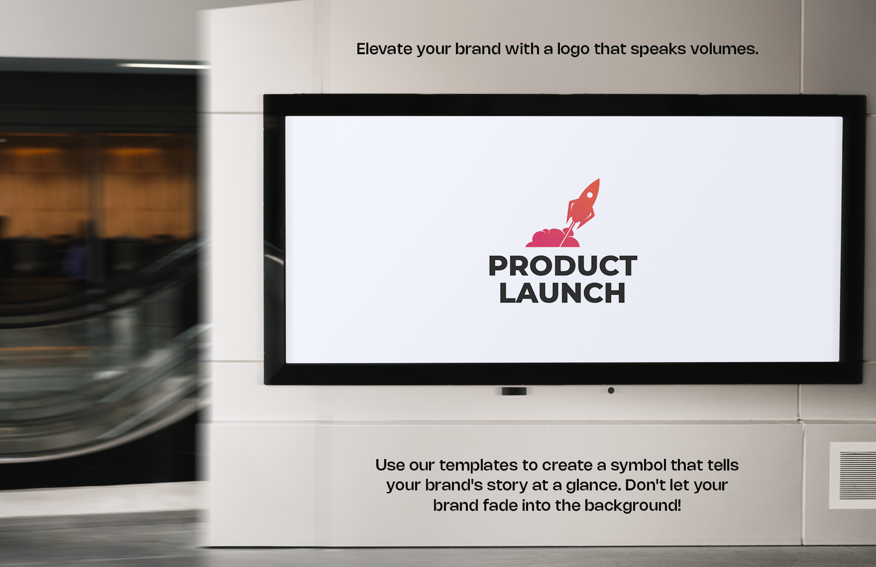 Product Launch Logo Template
