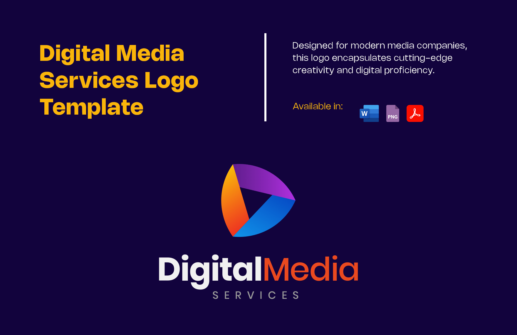 Digital Media Services Logo Template