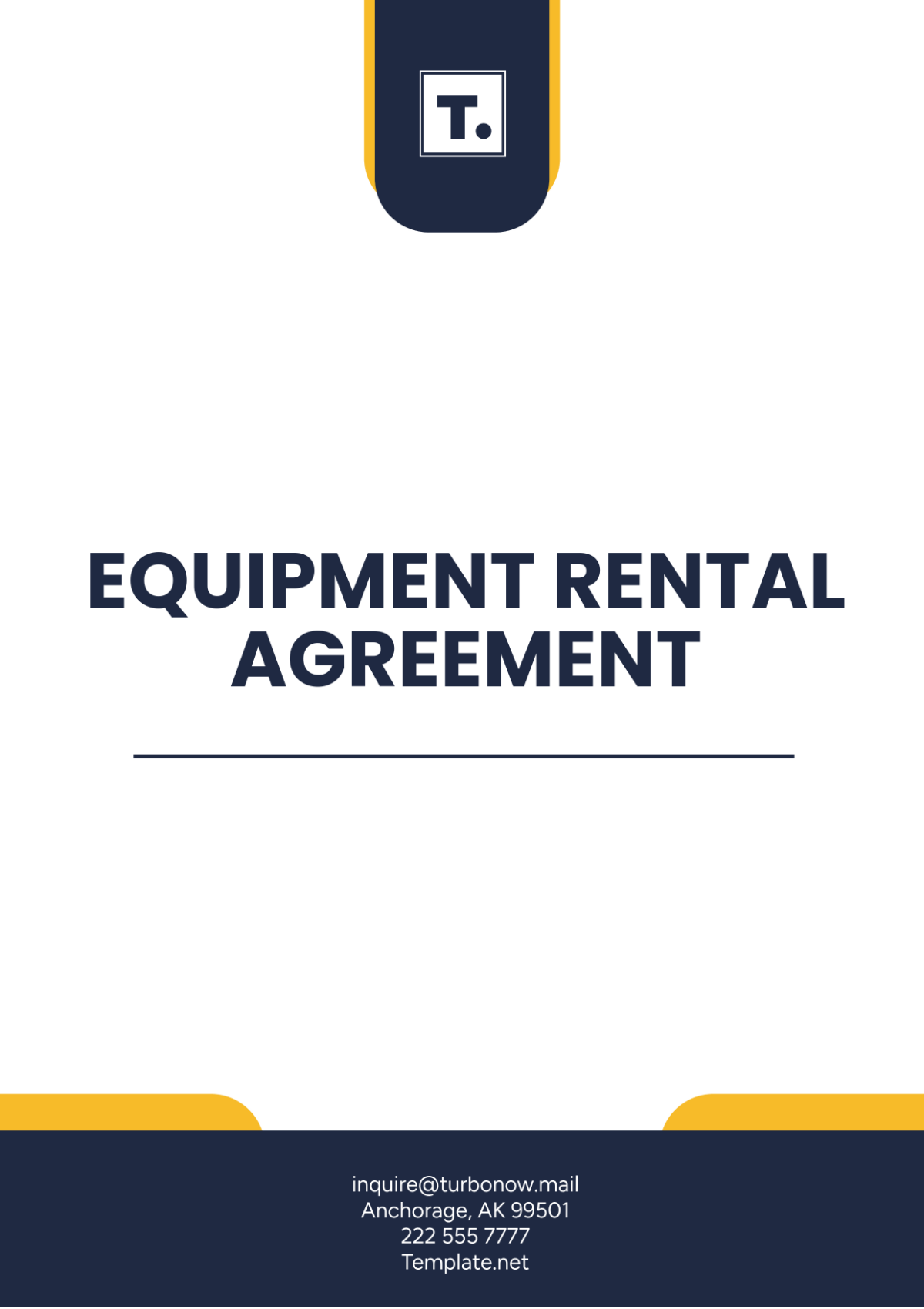 Equipment Rental Agreement Template - Edit Online & Download