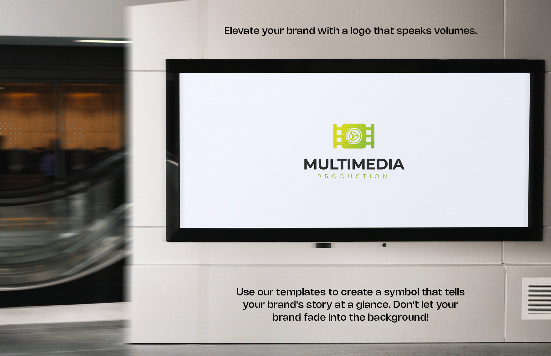 Multimedia Production Logo Template