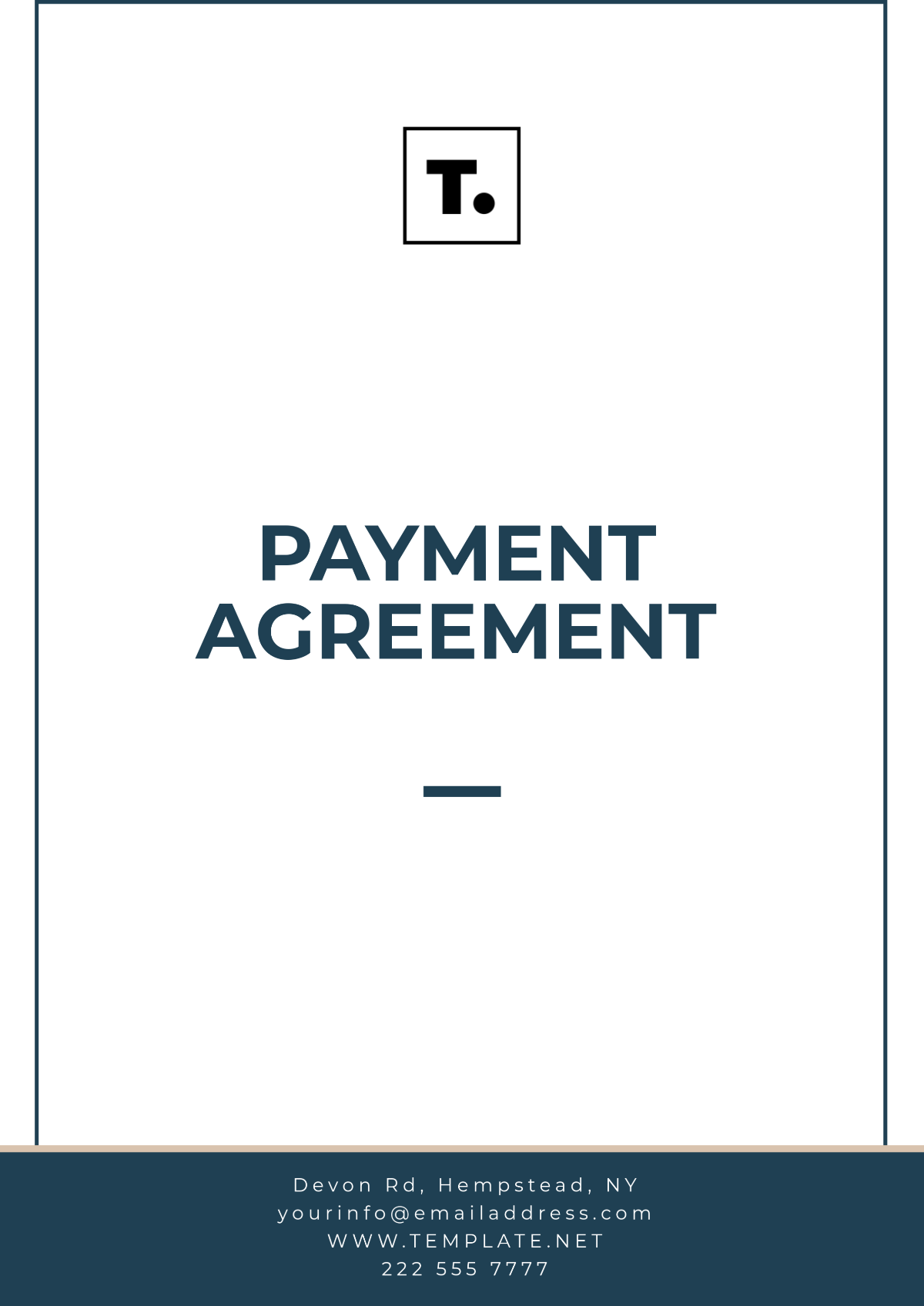 Payment Agreement Template - Edit Online & Download