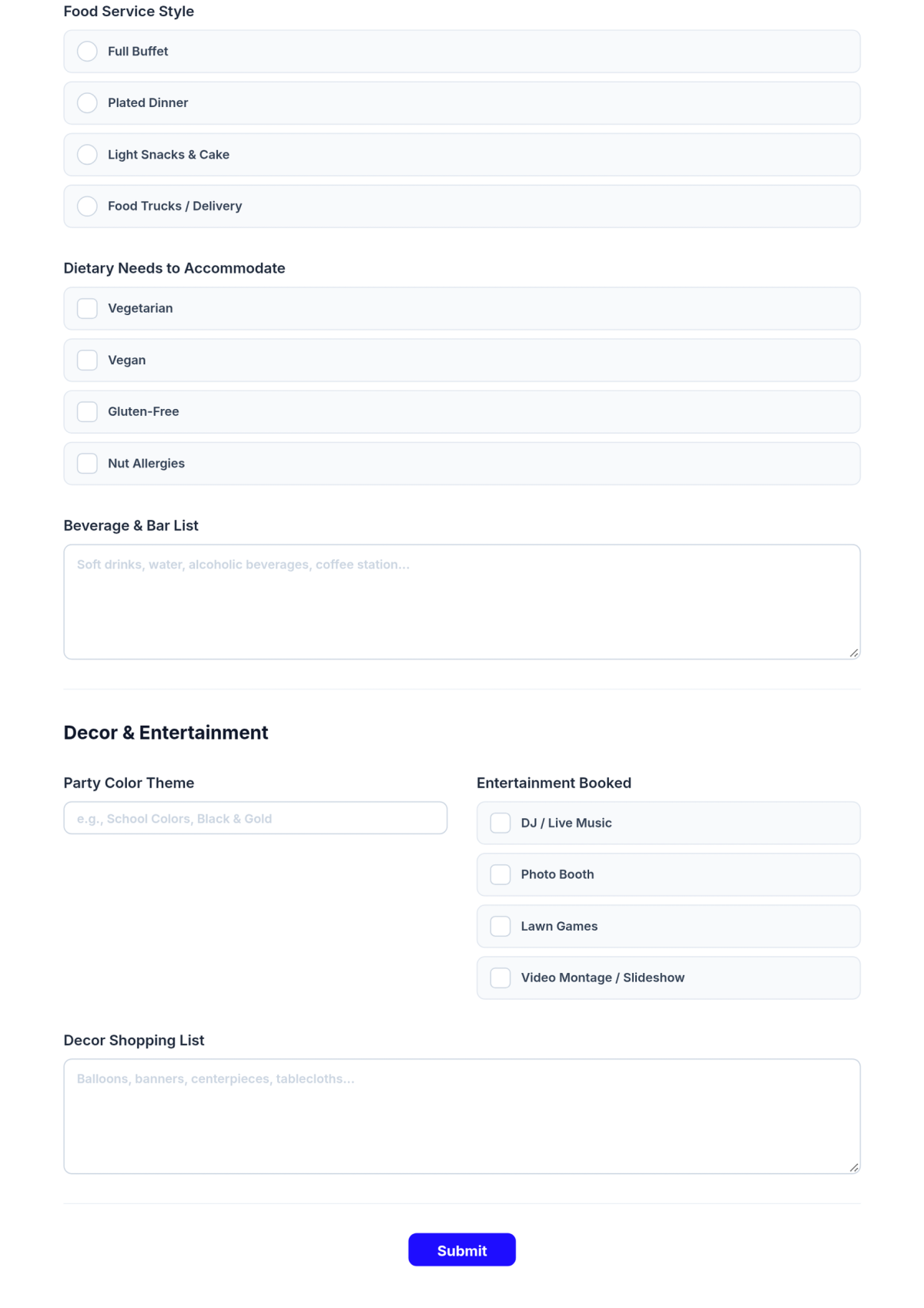 Free Grad Party Checklist Template & AI Grad Party Checklist Maker