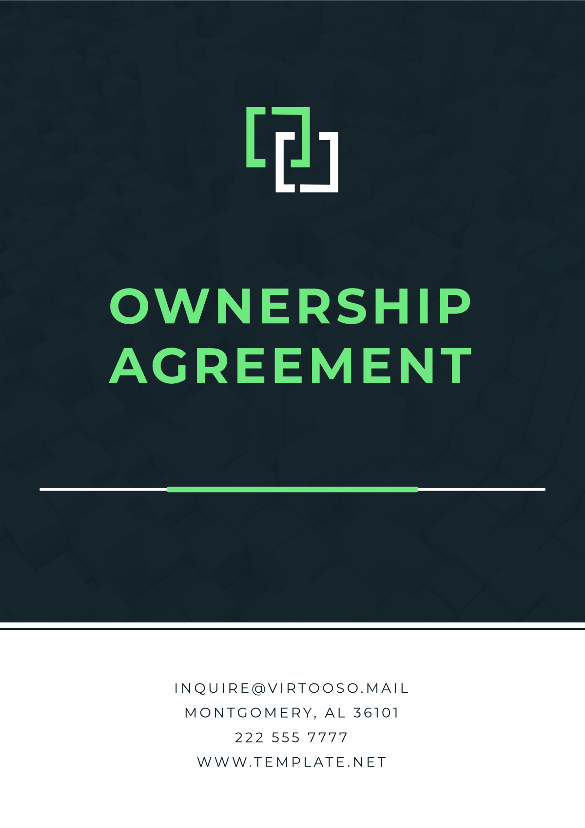 Ownership Agreement Template - Edit Online & Download