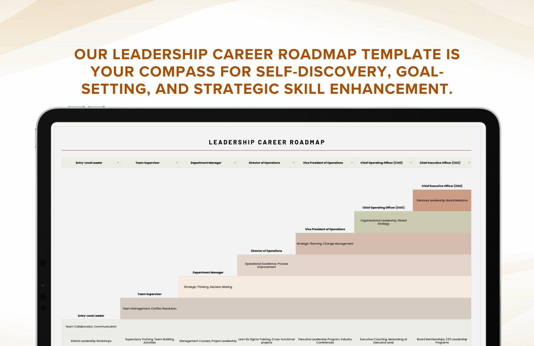 Leadership Career Roadmap Template