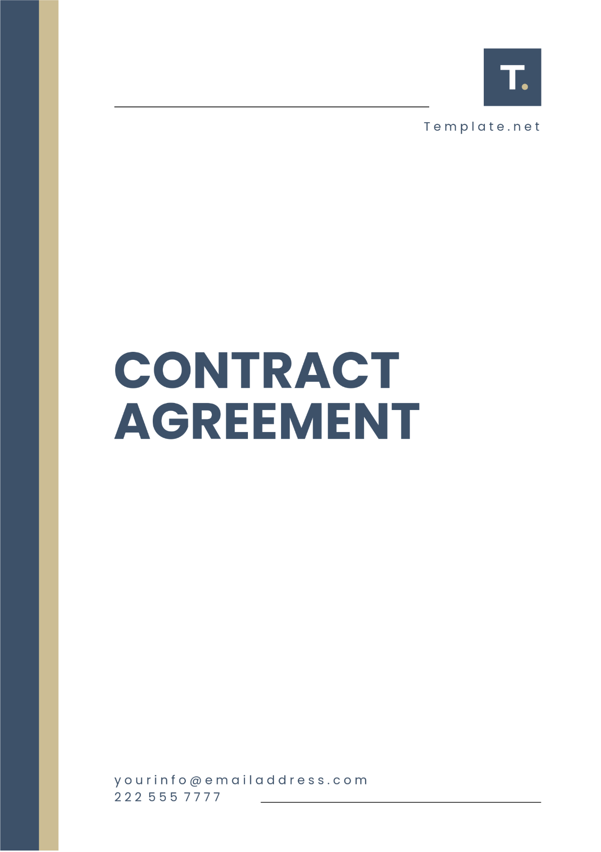 Printable Contract Agreement Template - Edit Online & Download