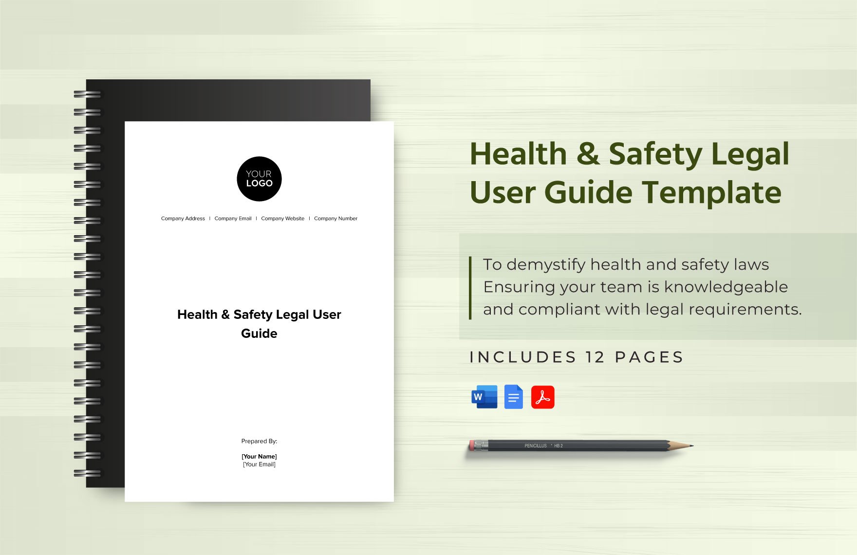 Health & Safety Legal User Guide Template