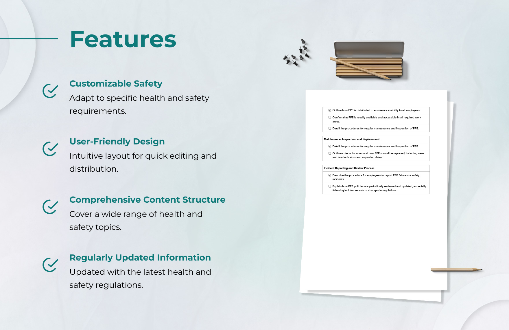 Workplace PPE Legal Compliance Checklist Template