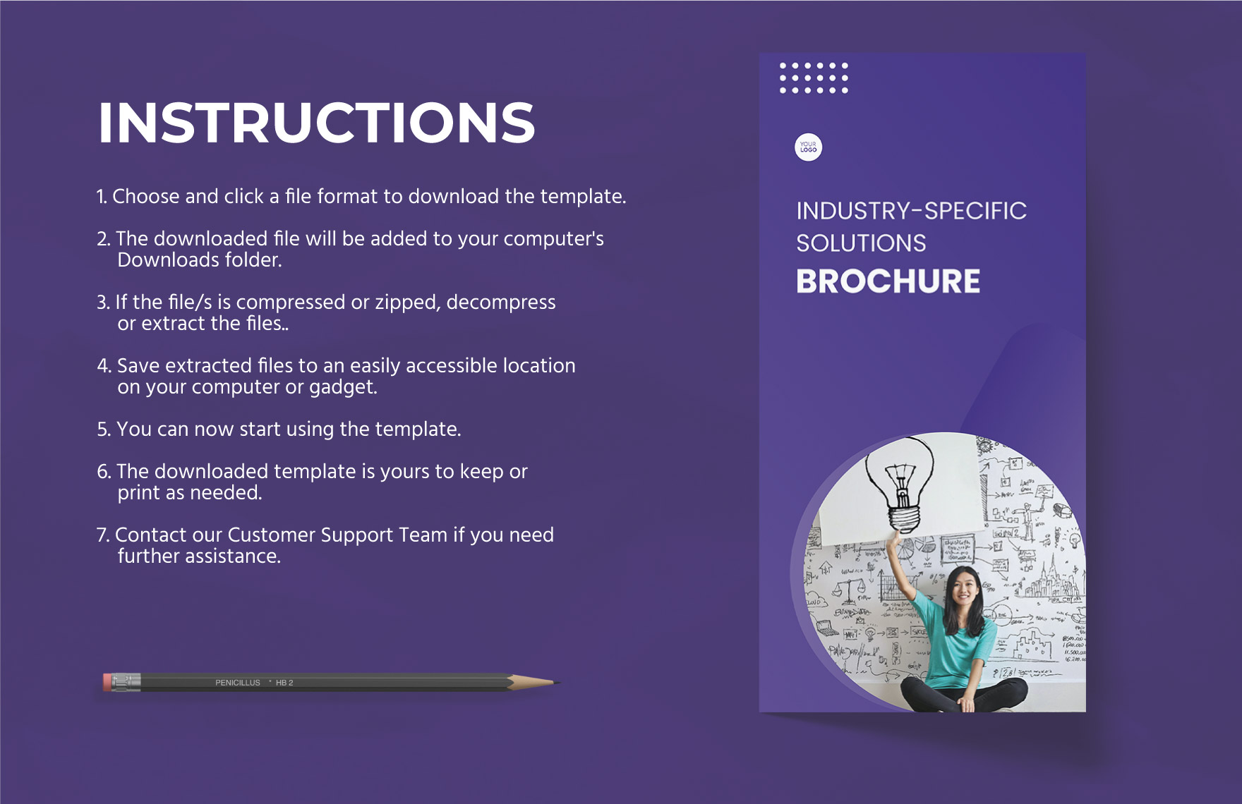 Industry-Specific Solutions Brochure Template