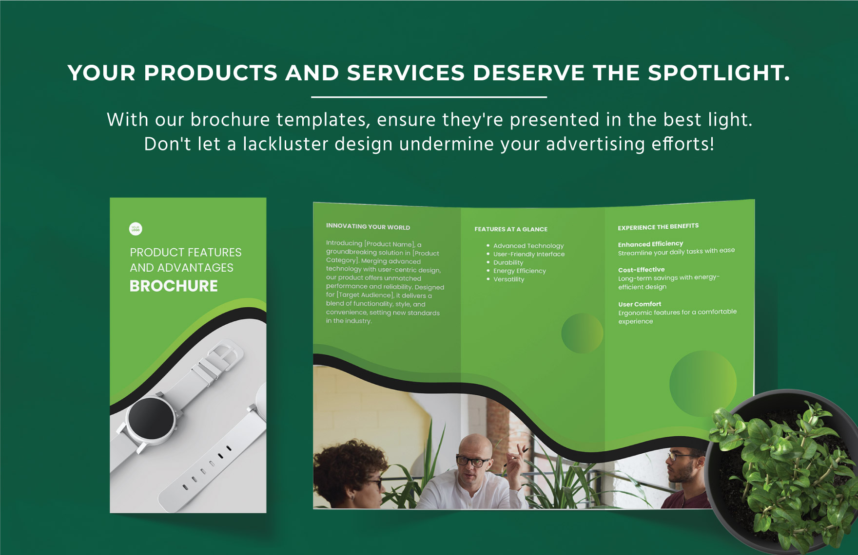 Product Features and Advantages Brochure Template