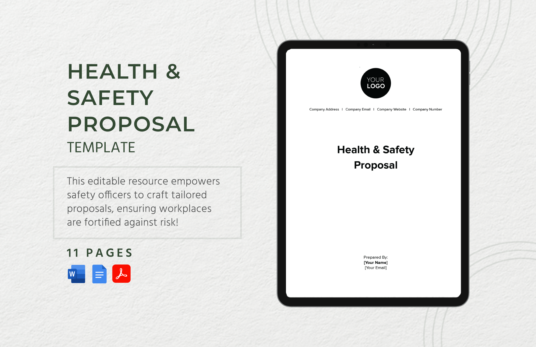 Health & Safety Proposal Template